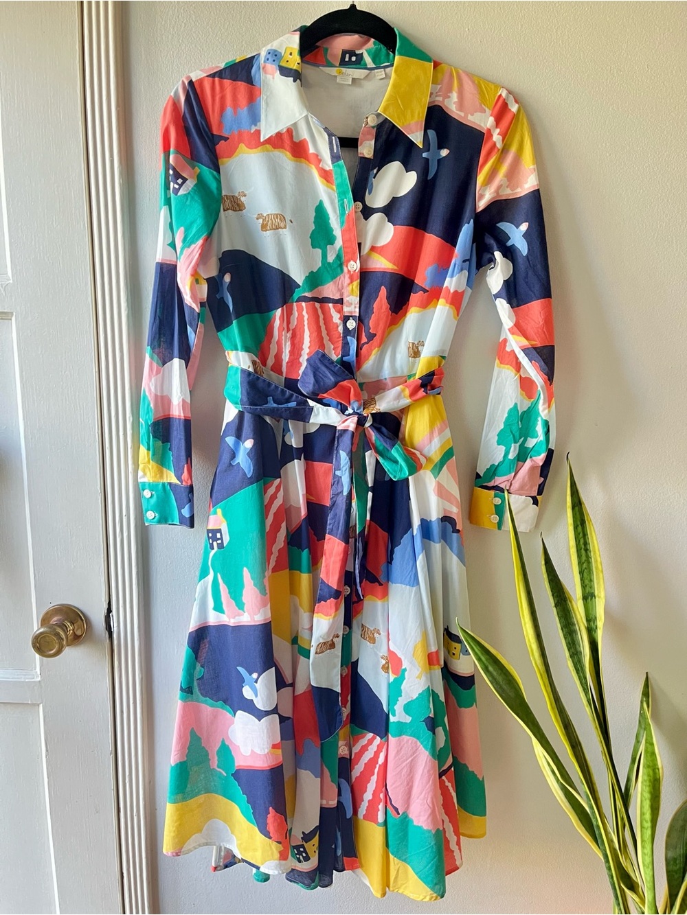 Boden• Kitty Shirt Dress• Size 6P